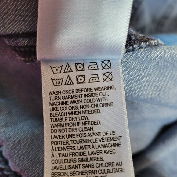 NWT Lucky Brand Wide Leg Cargo Pants Jeans with Tie Waist Size XL - Picture 10 of 10